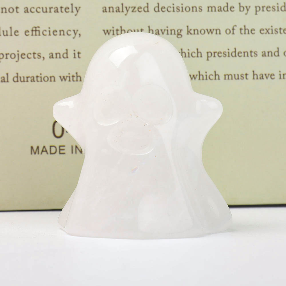 2 Inch Crystal Ghost Figurines for Halloween Decor