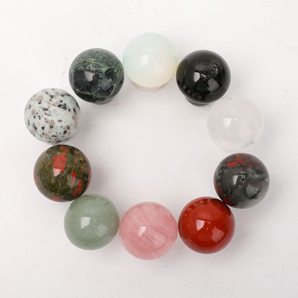 2-Inch Crystal Mushroom Carvings for Healing and Decor