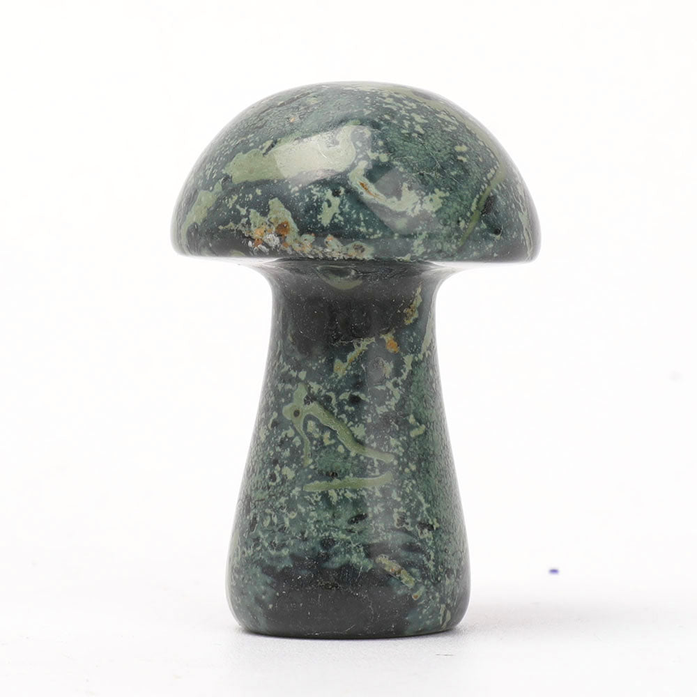 2-Inch Crystal Mushroom Carvings for Healing and Decor