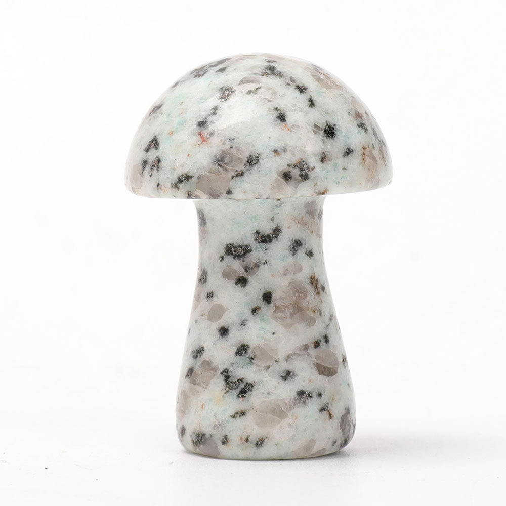 2-Inch Crystal Mushroom Carvings for Healing and Decor