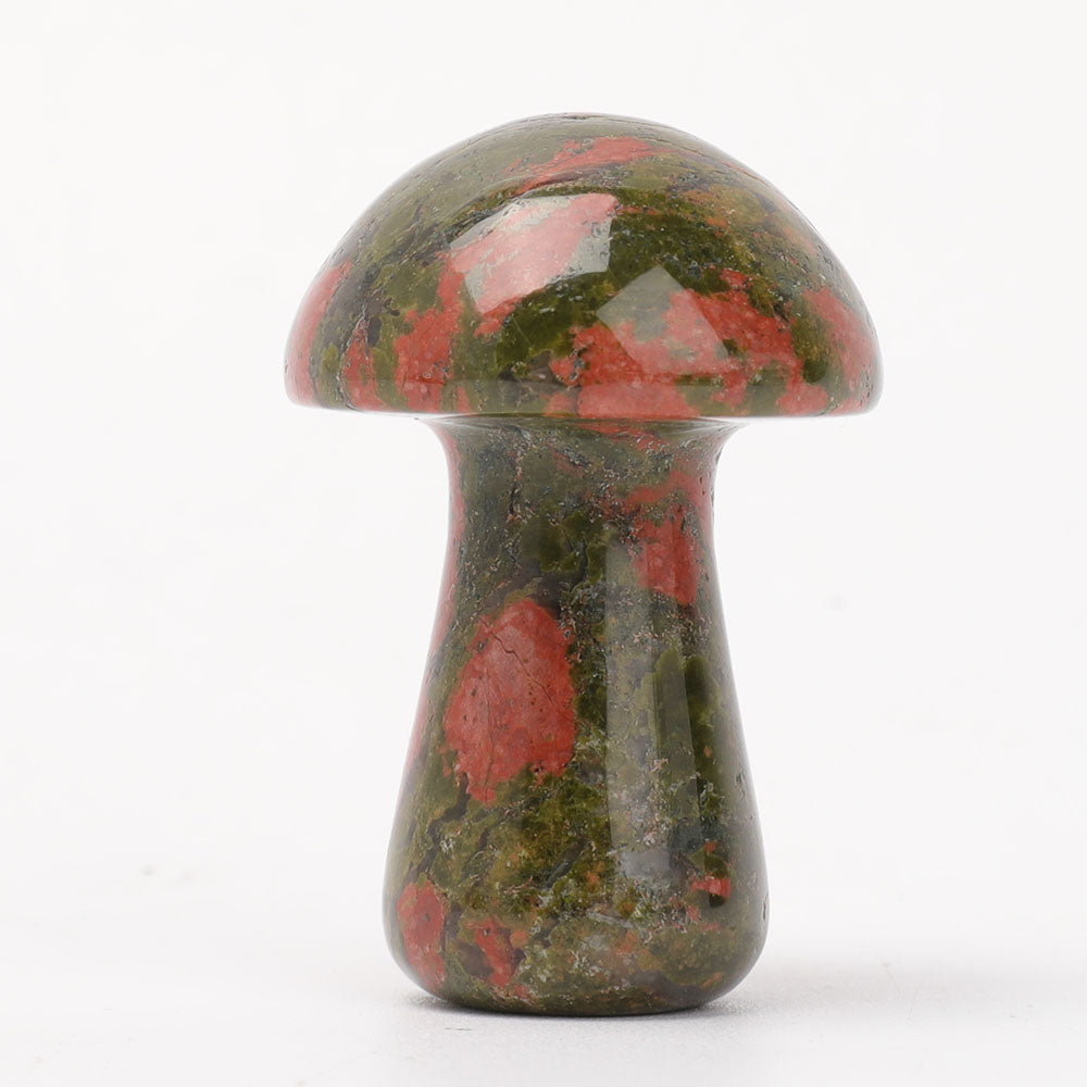 2 Inch Crystal Mushroom Carvings | Healing Crystal Decorations