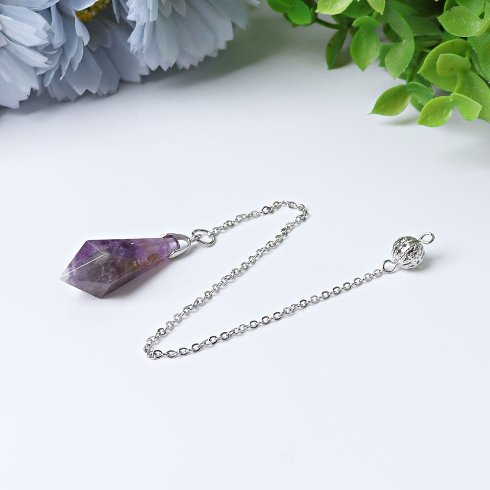 2-Inch Crystal Point Pendulum for Healing & Energy