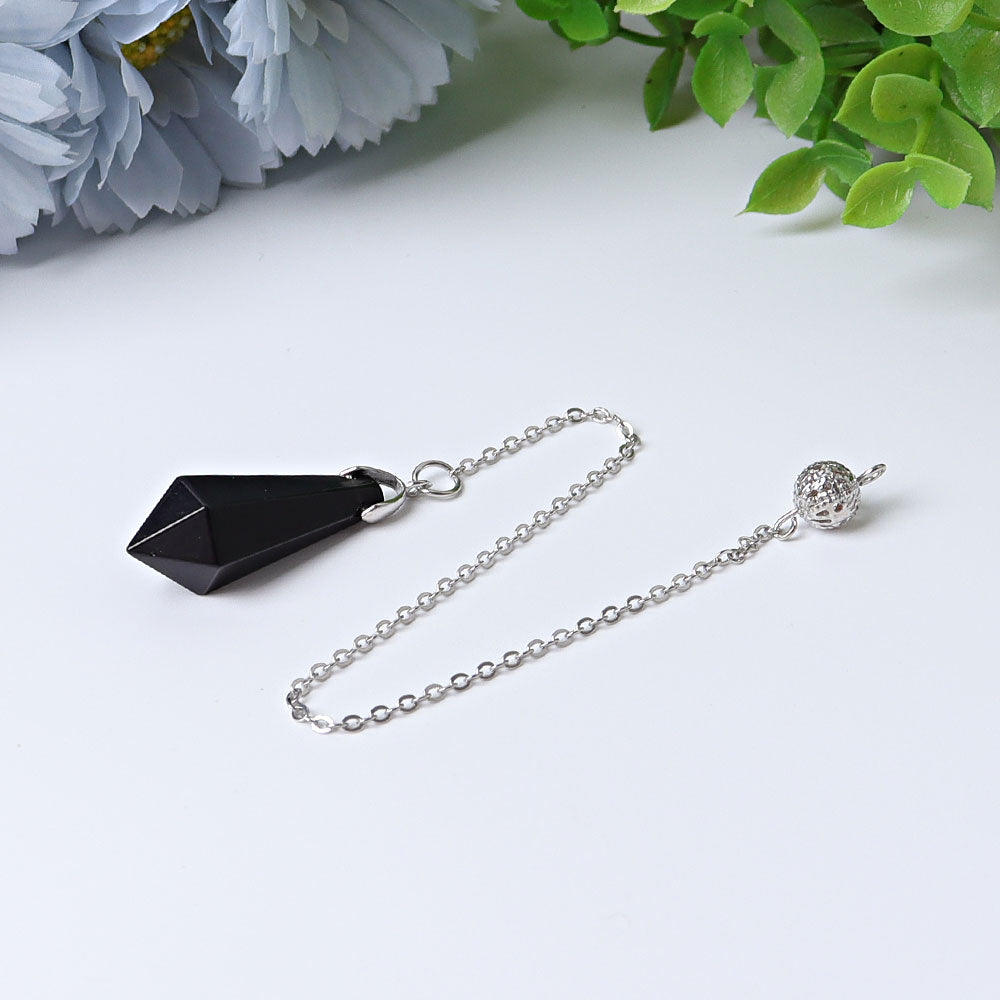 2-Inch Crystal Point Pendulum for Healing & Energy