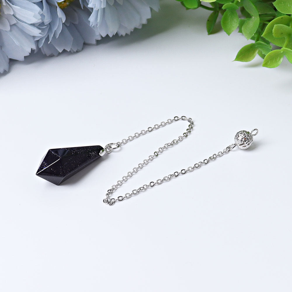 2-Inch Crystal Point Pendulum for Healing & Energy