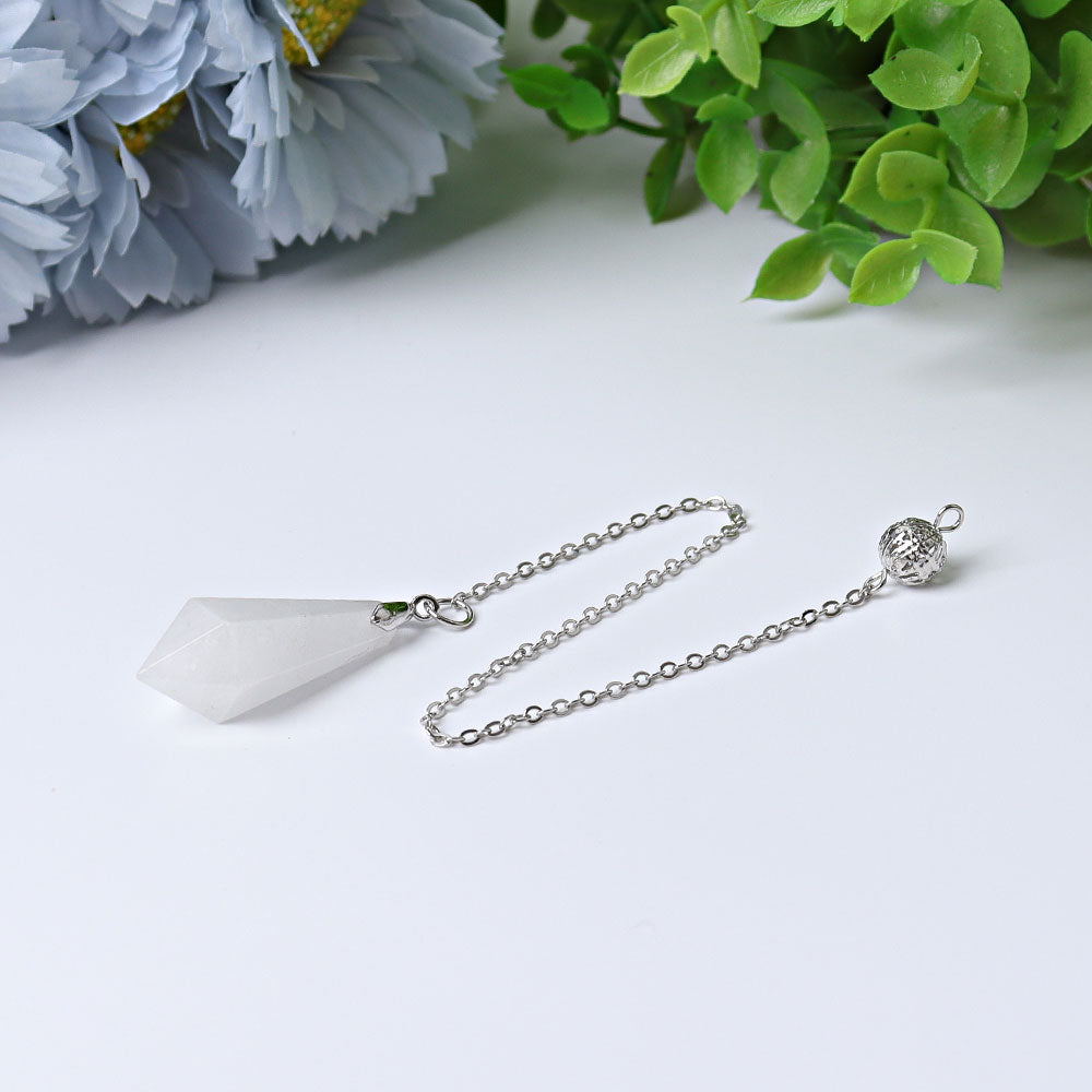 2-Inch Crystal Point Pendulum for Healing & Energy