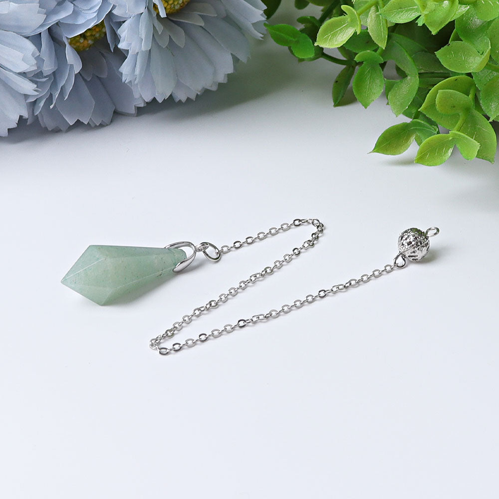 2-Inch Crystal Point Pendulum for Healing & Energy