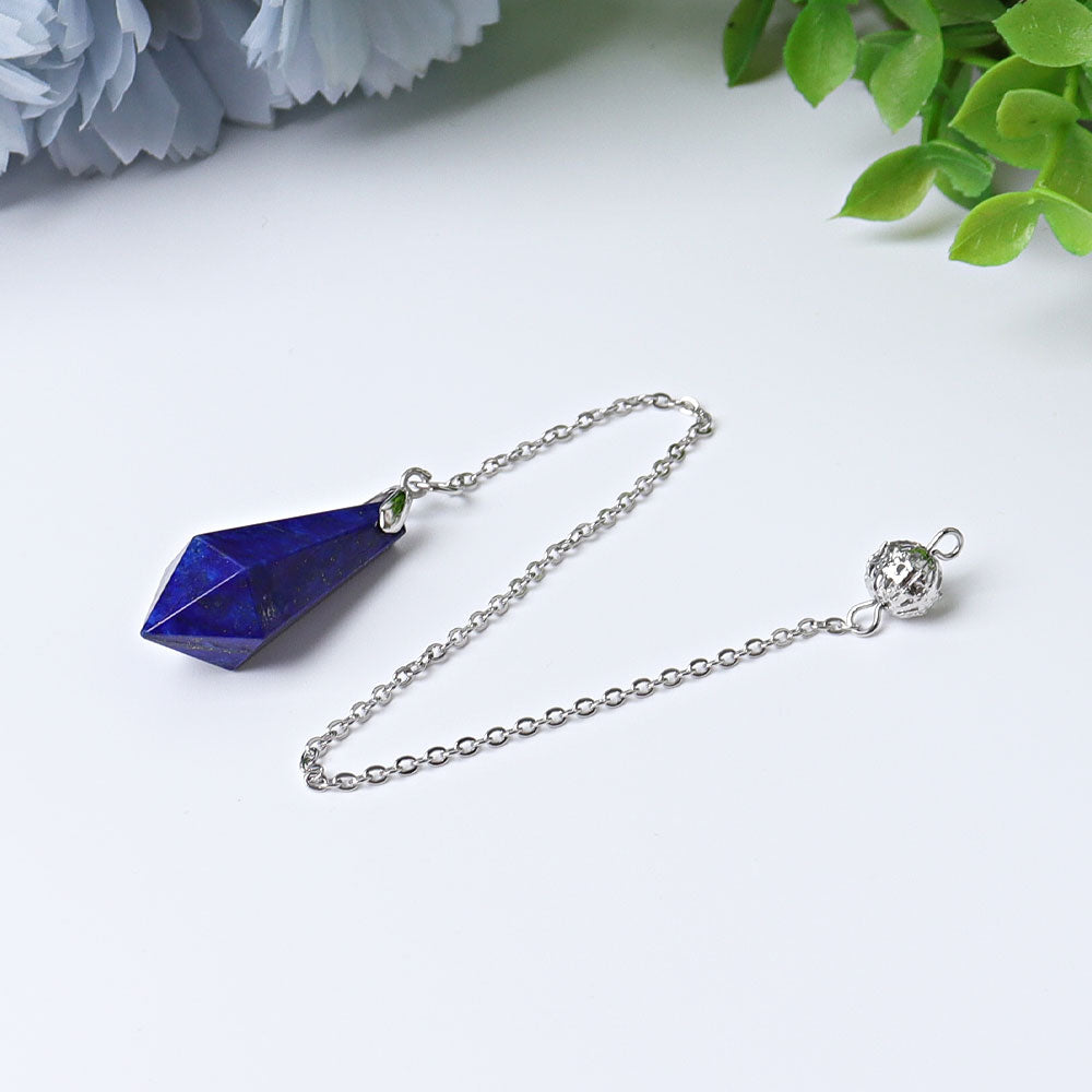 2-Inch Crystal Point Pendulum for Healing & Energy