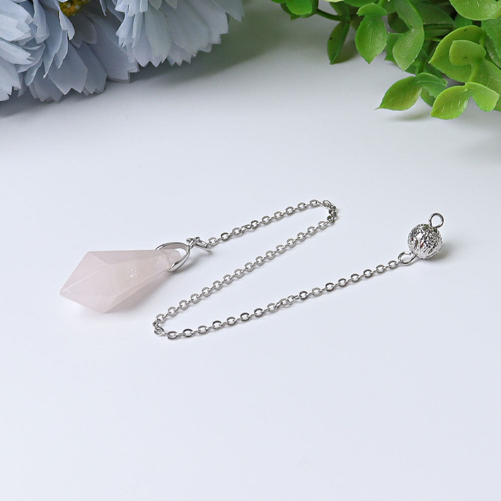 2-Inch Crystal Point Pendulum for Healing & Energy