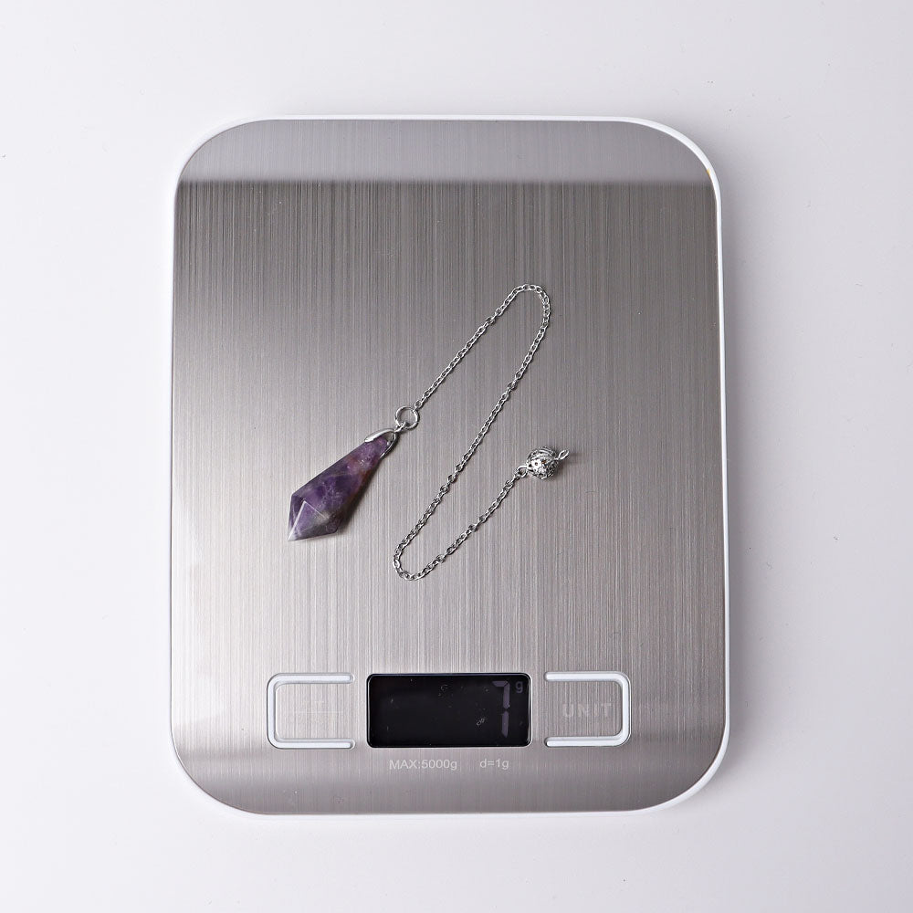 2-Inch Crystal Point Pendulum for Healing & Energy