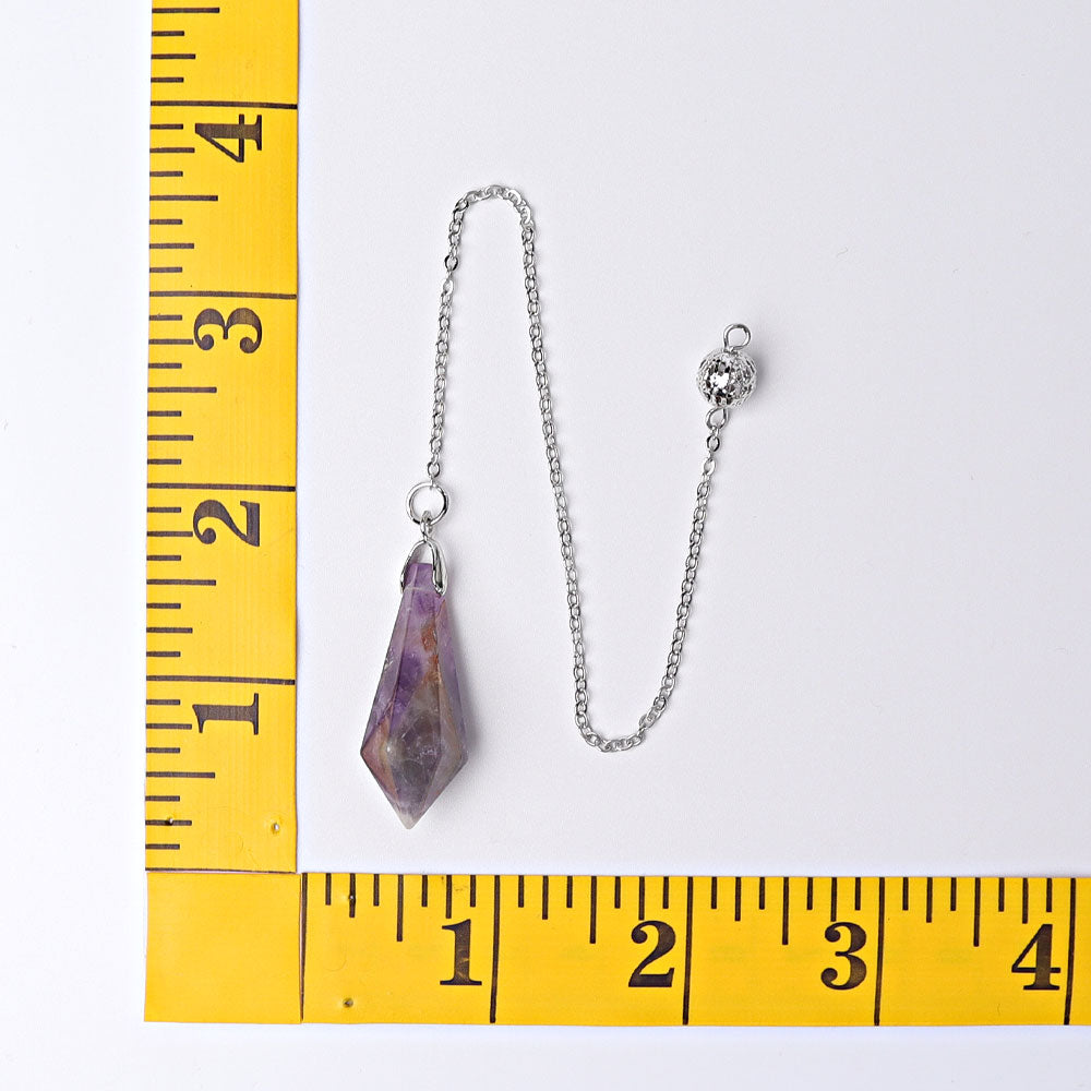 2-Inch Crystal Point Pendulum for Healing & Energy