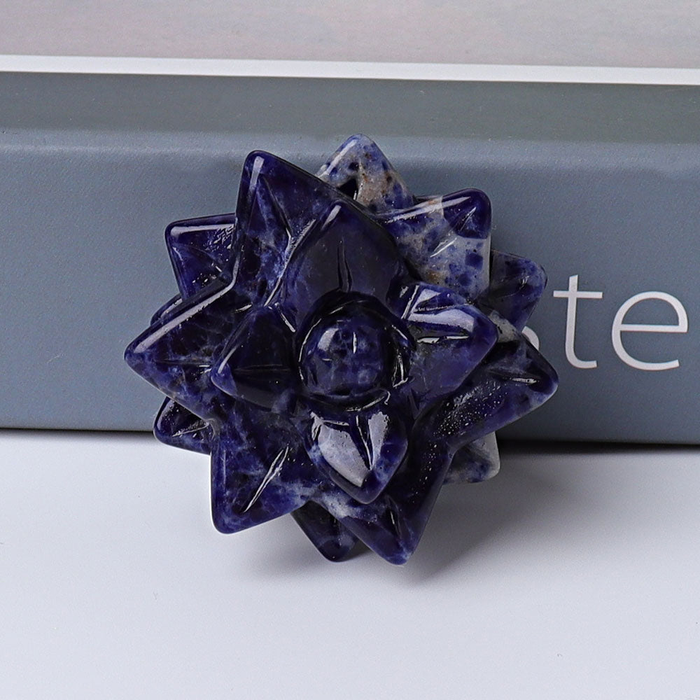 2-inch Green Aventurine Succulent Crystal Figurine