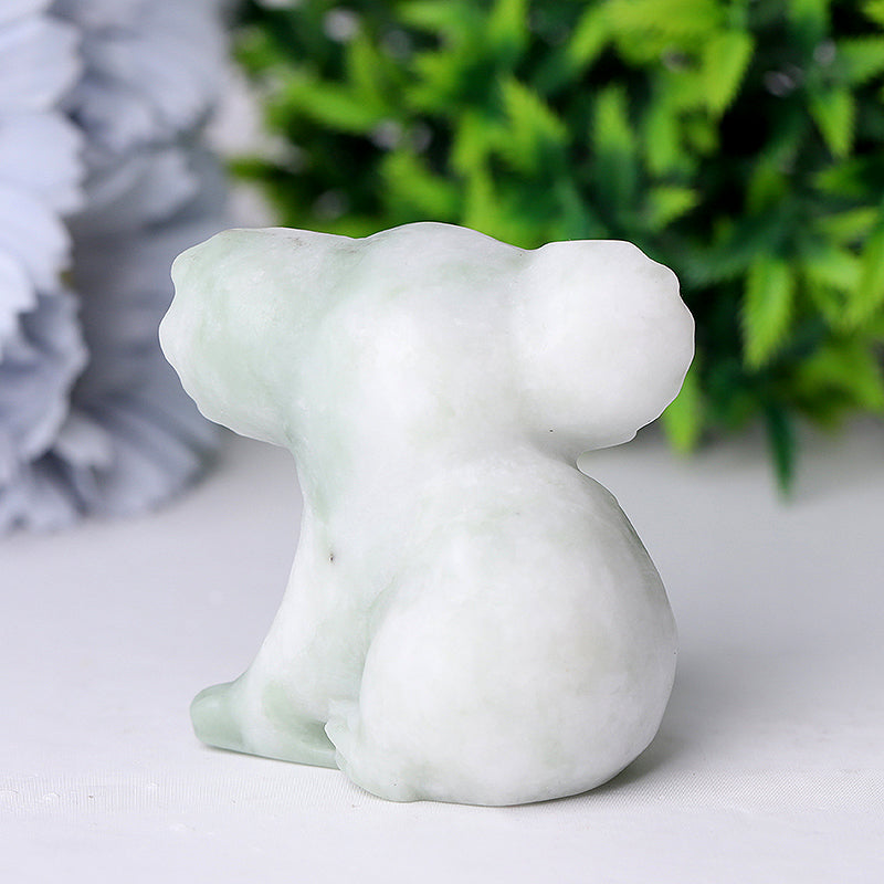 2 inch Hand Carved Koala Crystal Animal Figurine