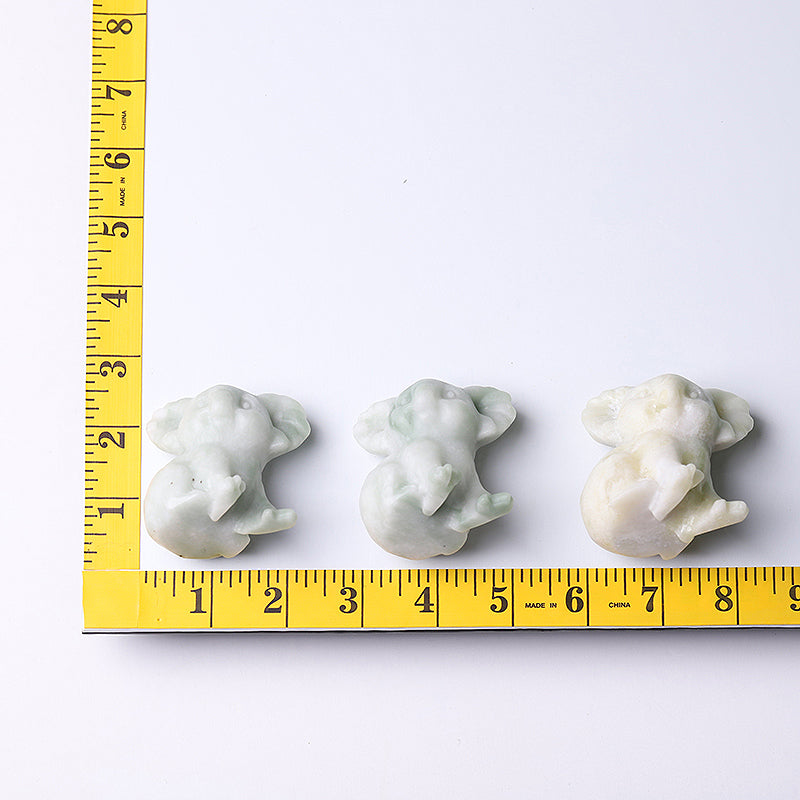 2 inch Hand Carved Koala Crystal Animal Figurine