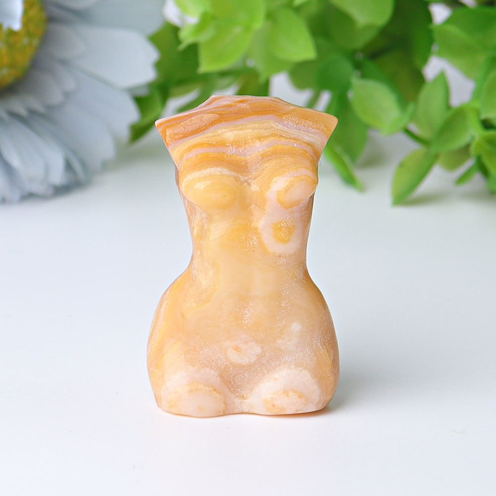 2-inch Handcrafted Crystal Figurine Carving for Healing