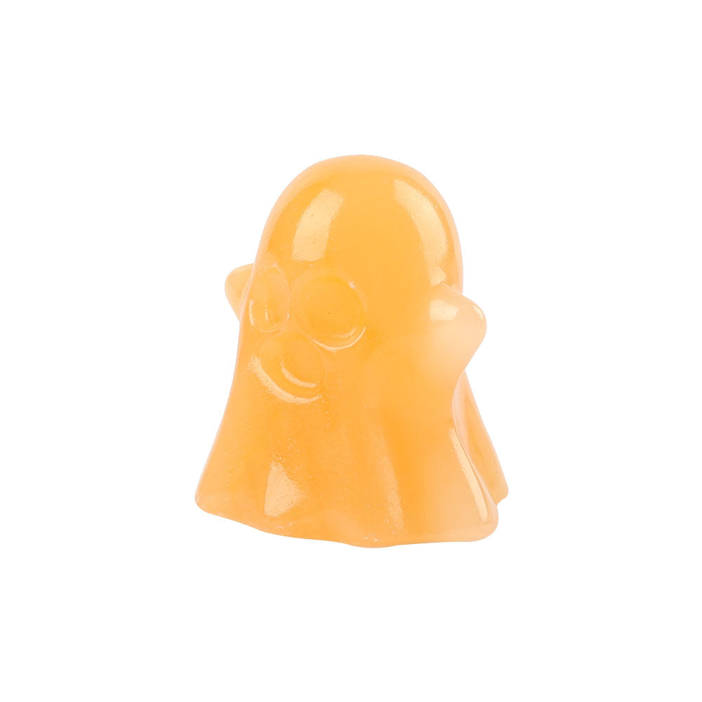 2 Inch Honey Calcite Crystal Figurine Hand Carving