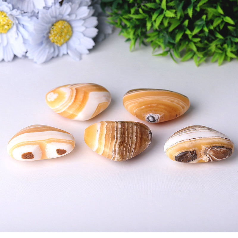 2-Inch Jade Heart Shape Crystal for Healing & Love