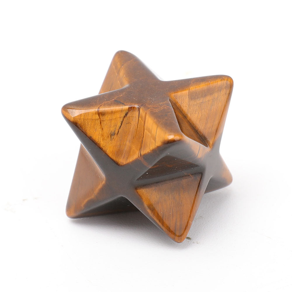 2 Inch Merkaba Crystal Carvings | Healing Shapes