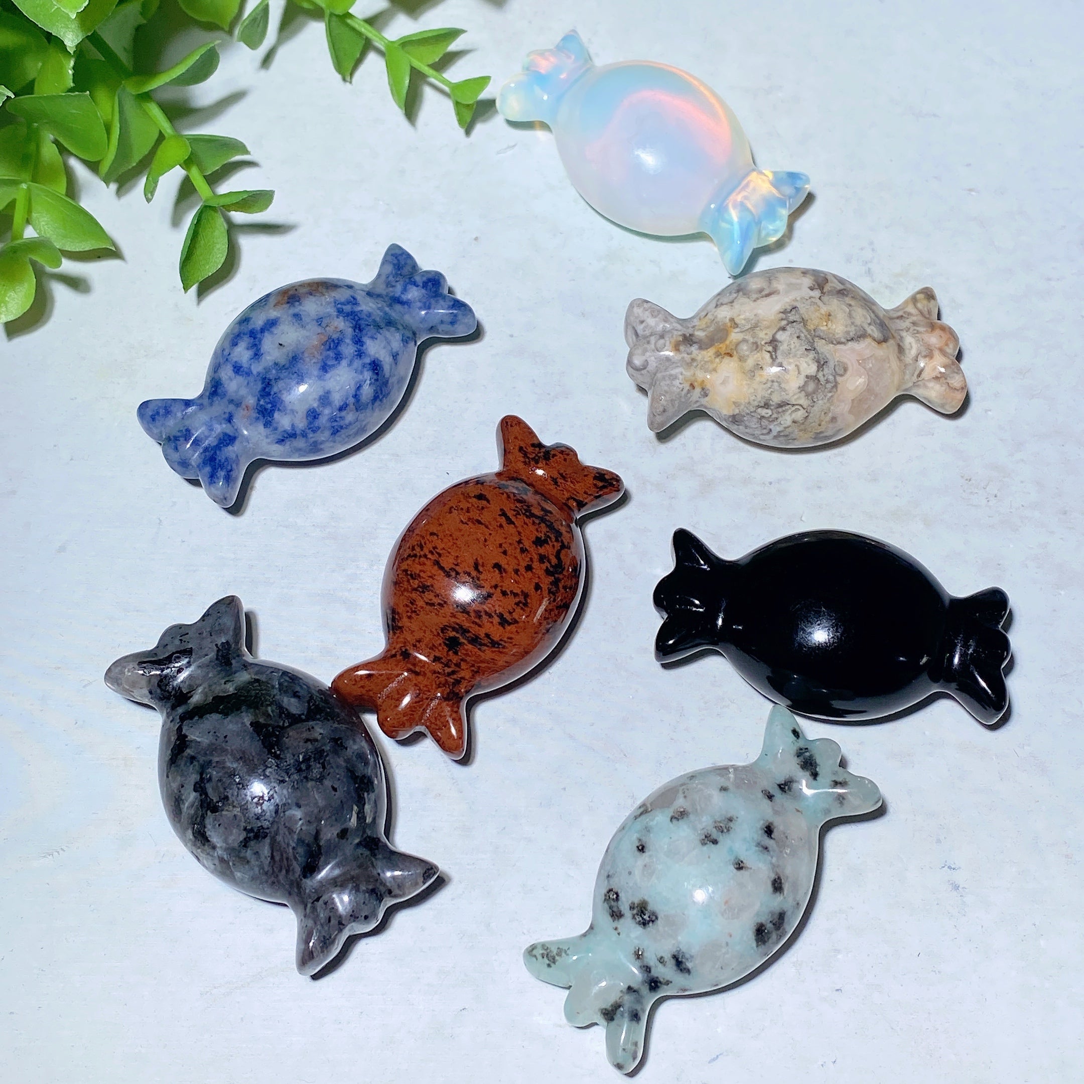 2-inch Mixed Crystal Candy Figurines for Healing