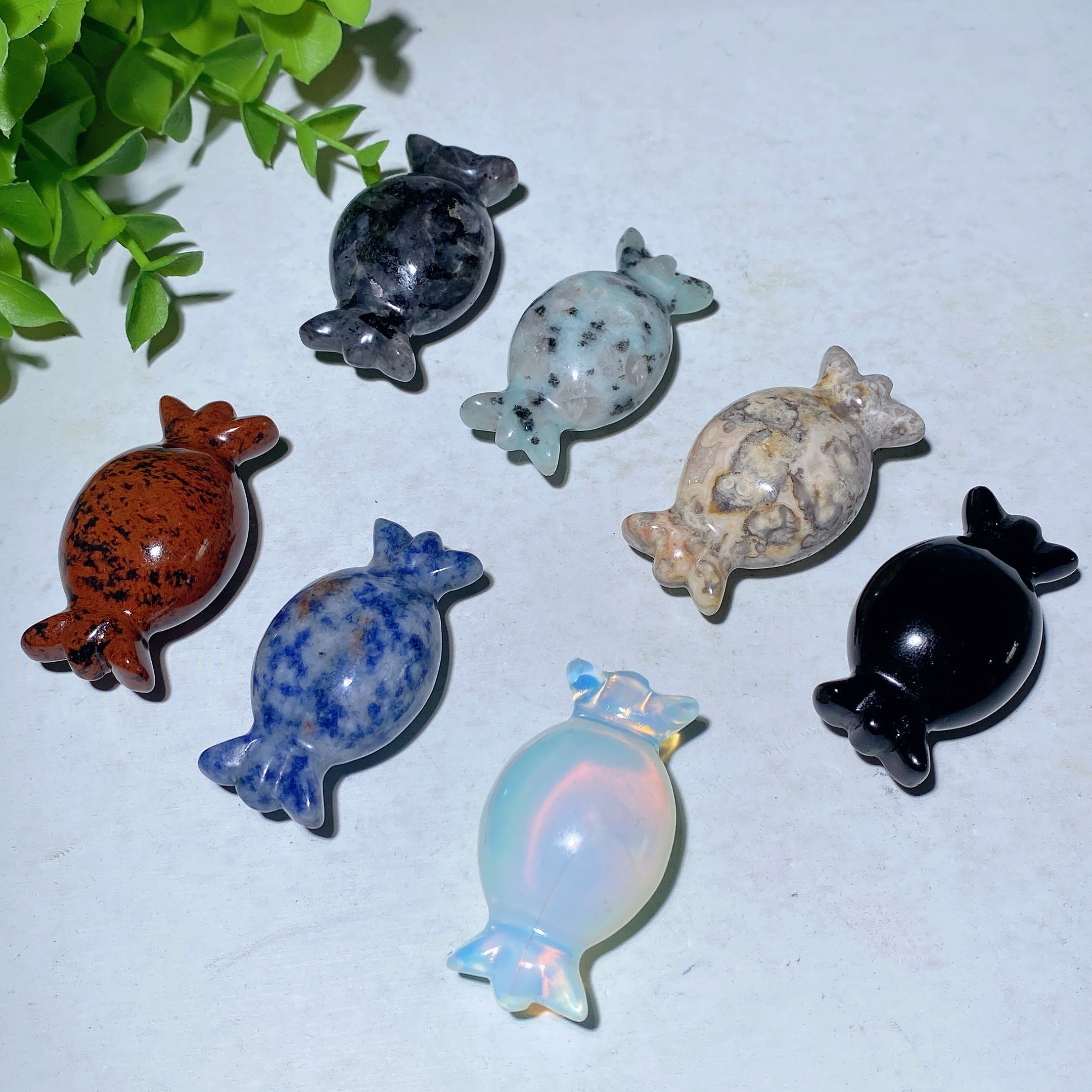 2-inch Mixed Crystal Candy Figurines for Healing