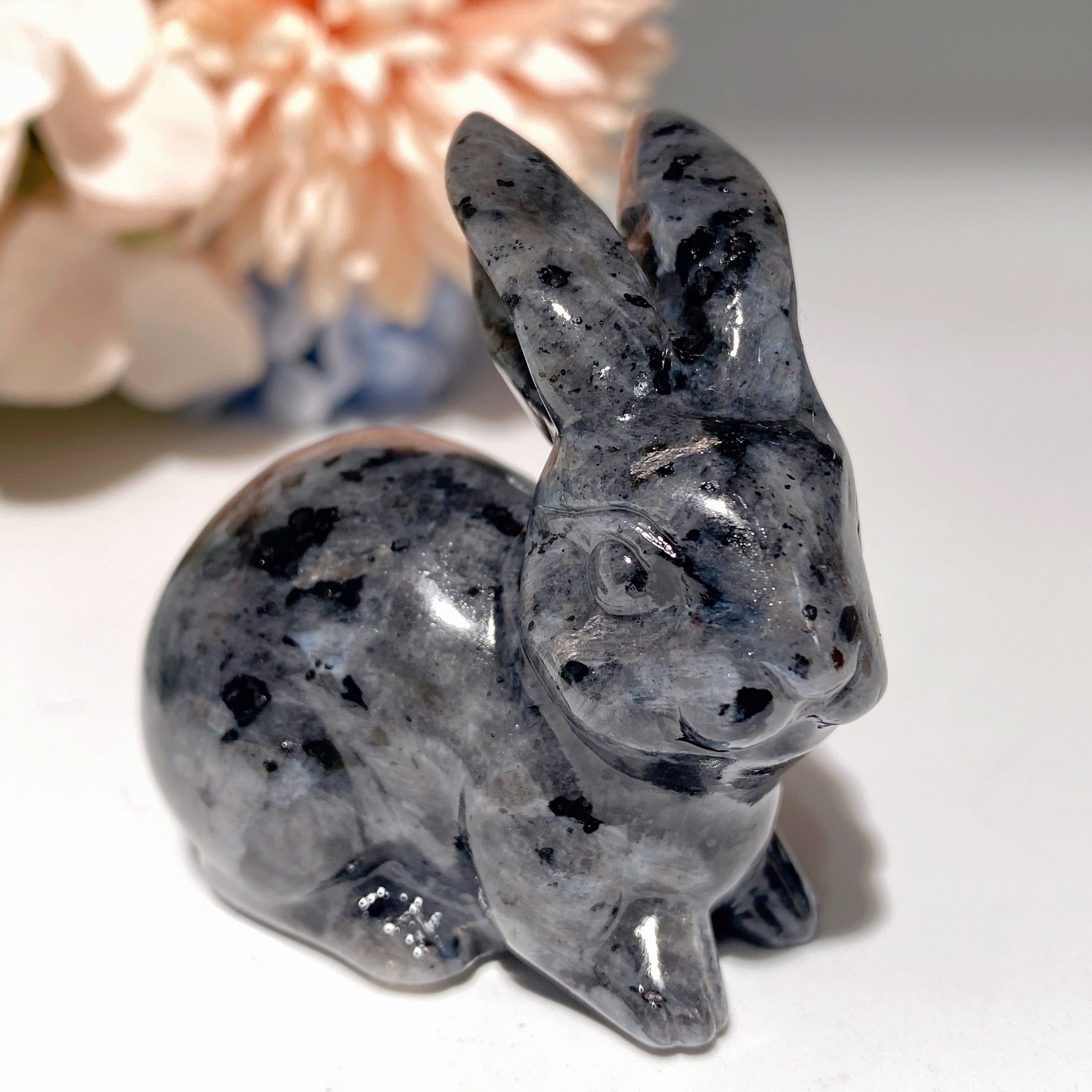 2-inch Mixed Crystal Rabbit Carvings for Healing, Abundance & Spiritual Energy