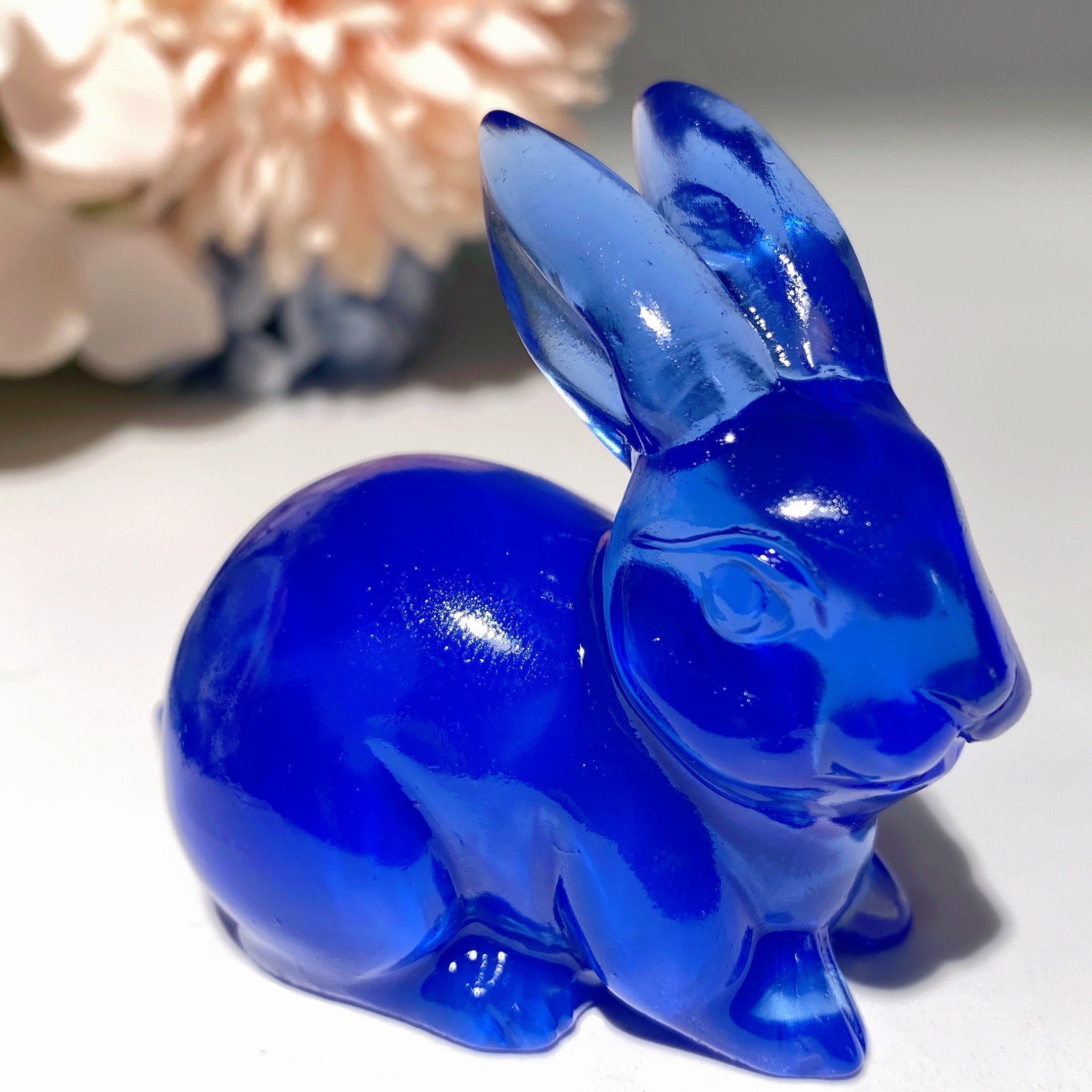 2-inch Mixed Crystal Rabbit Carvings for Healing, Abundance & Spiritual Energy
