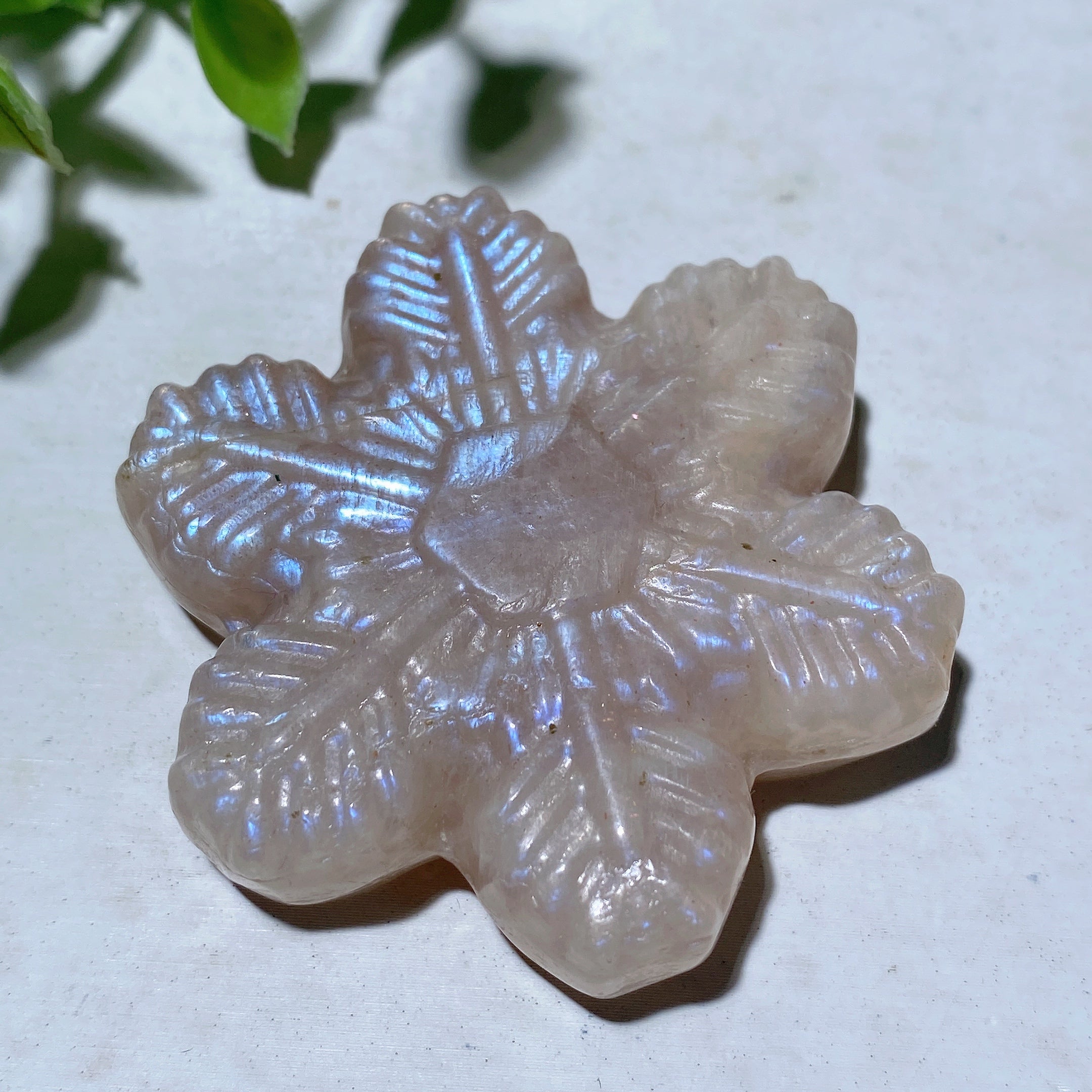 2-Inch Mixed Crystal Snowflake Carvings for Healing