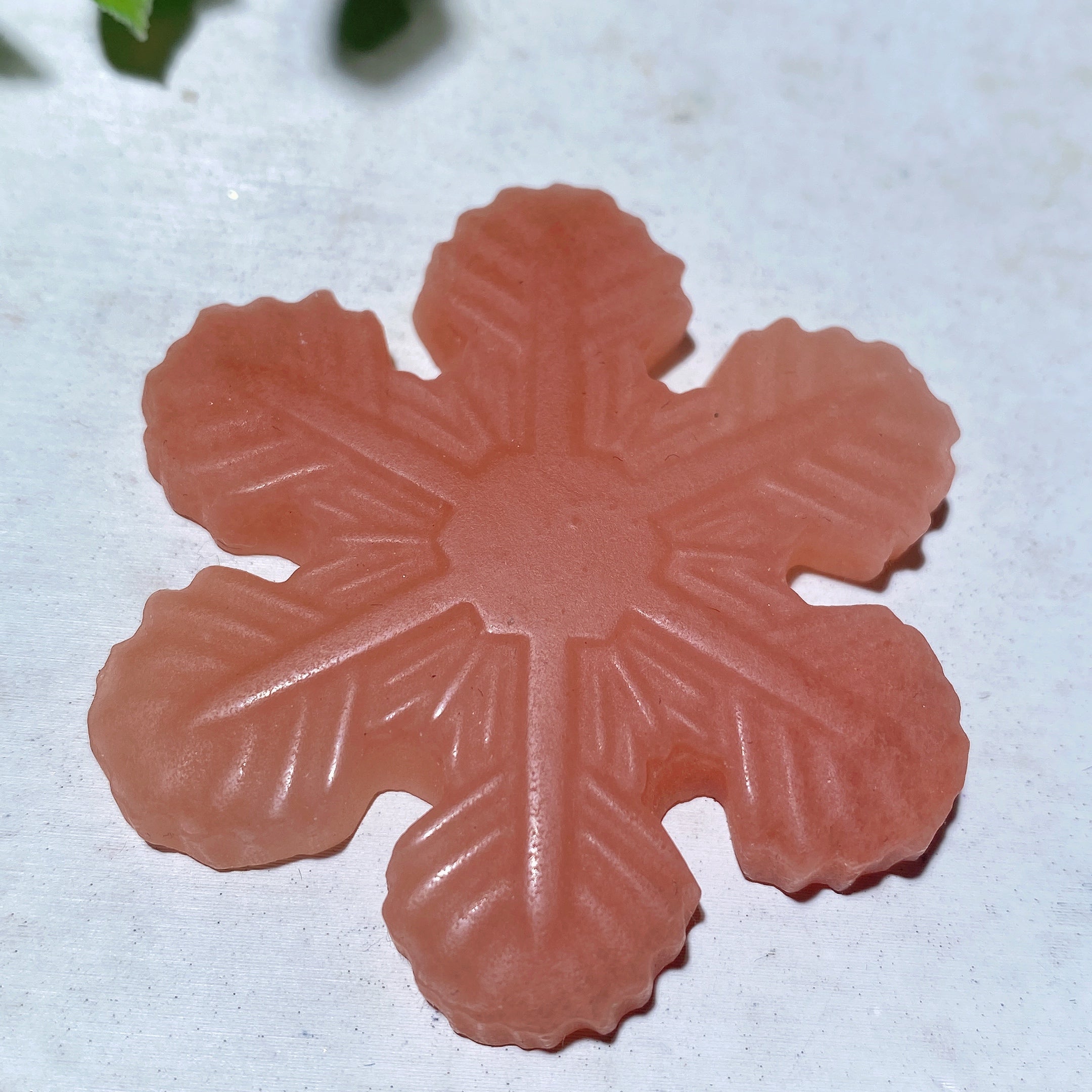2-Inch Mixed Crystal Snowflake Carvings for Healing
