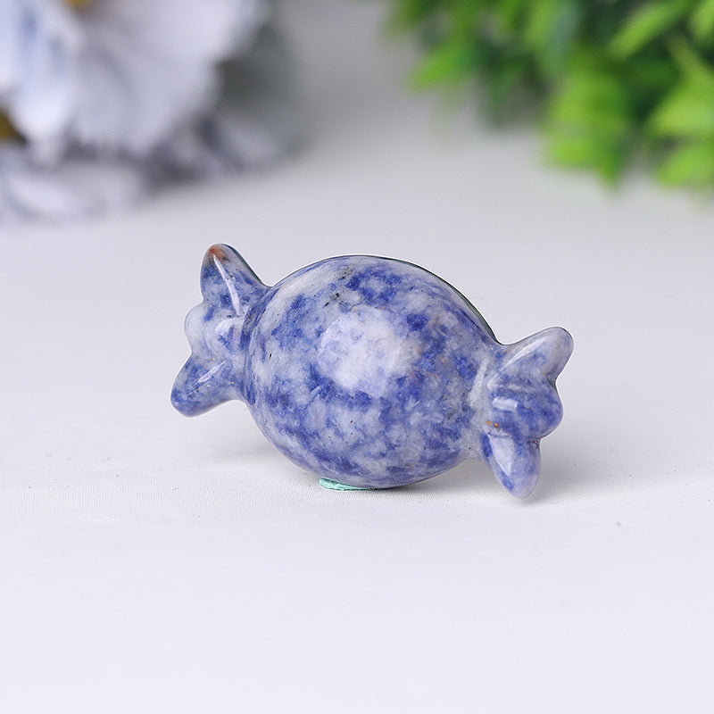 2 Inch Natural Crystal Candy Figurine Carving for Gift