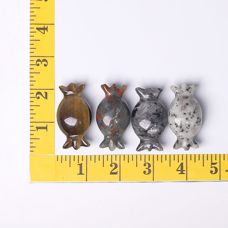 2 Inch Natural Crystal Candy Figurine Carving for Gift