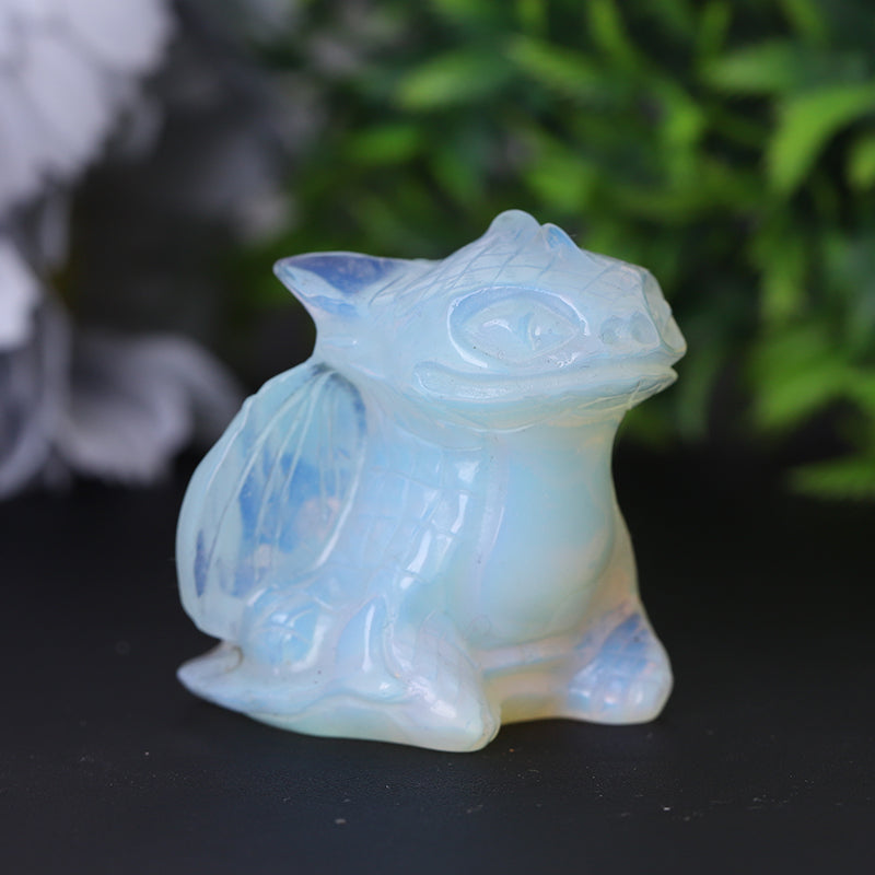 2-Inch Opalite Crystal Figurine Carving for Healing