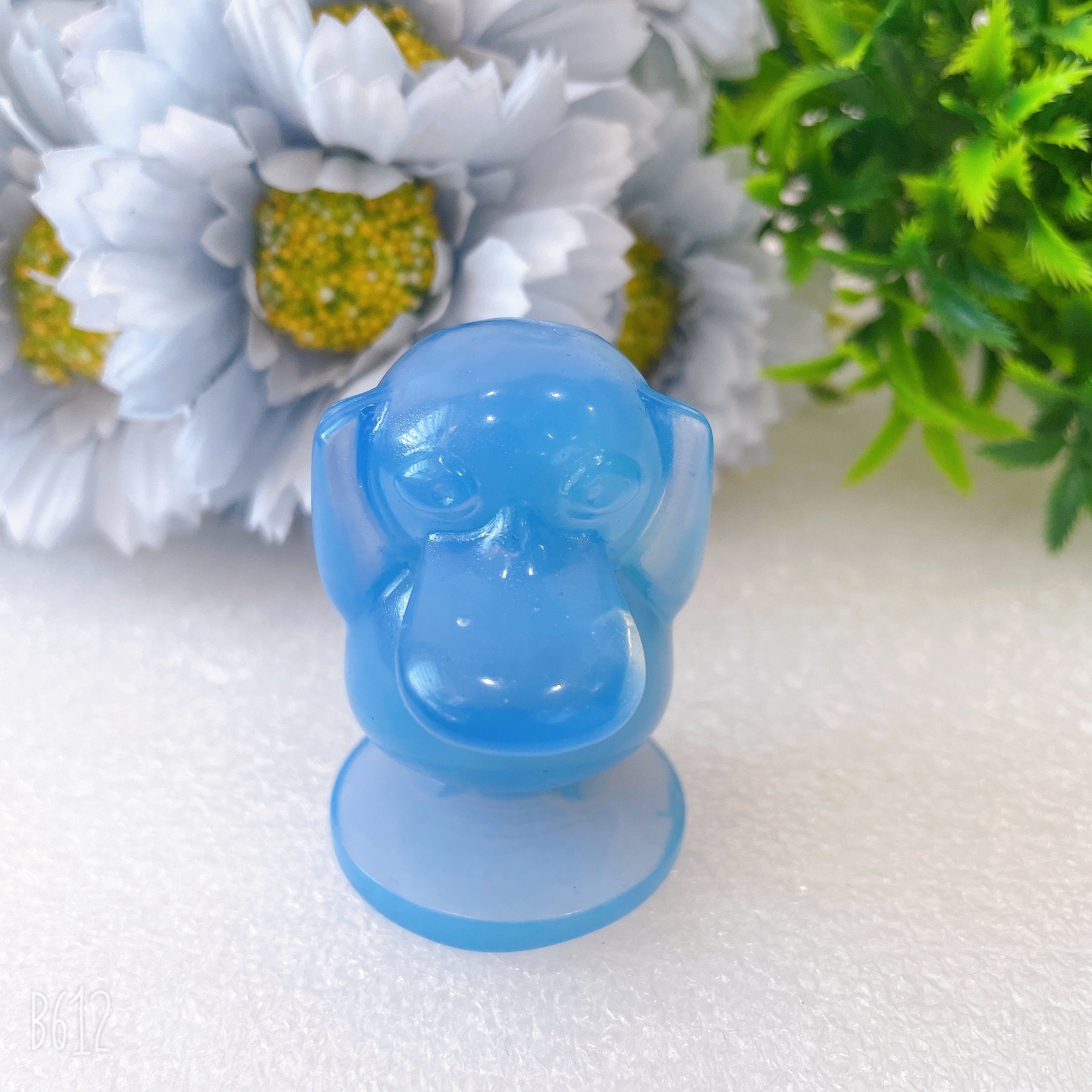 2-inch Opalite Duck Crystal Carving Figurine