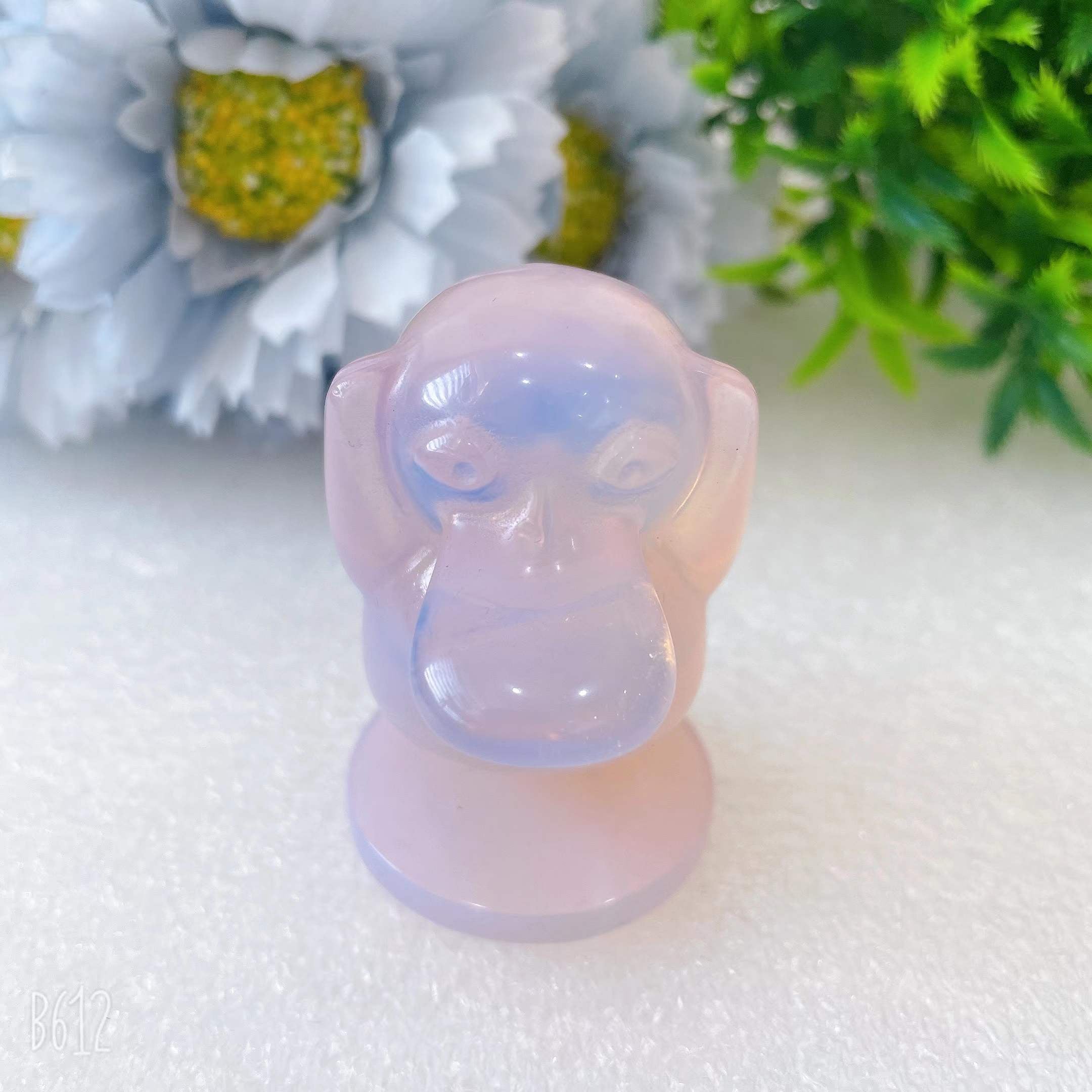 2-inch Opalite Duck Crystal Carving Figurine