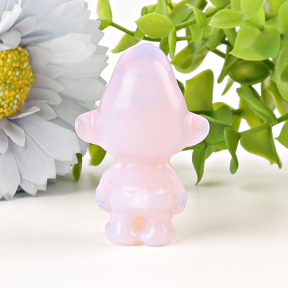 2 inch Pink Opalite Crystal Figurine Carving for Healing