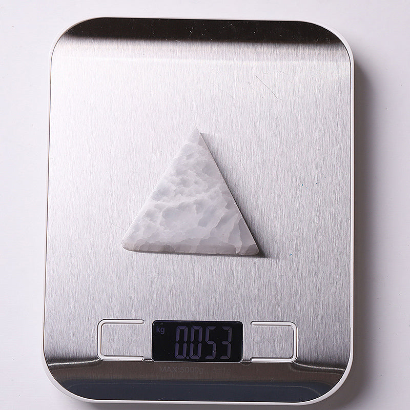 2-inch Selenite Triangle Crystal Healing Plate