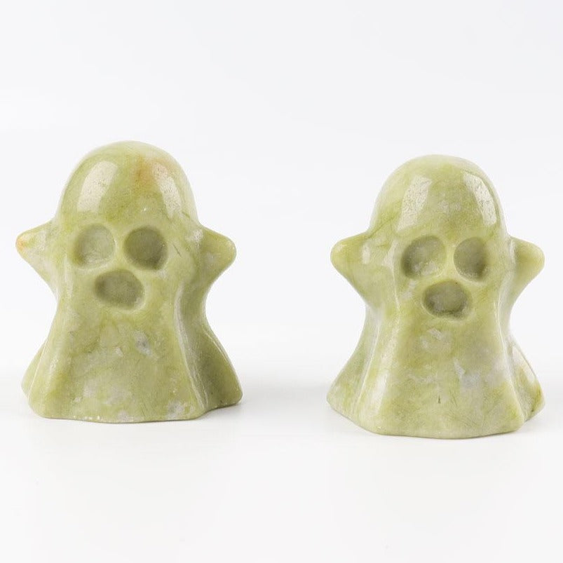 2 inch Serpentine Ghost Figurine for Halloween Decoration