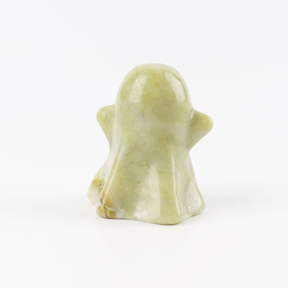 2 inch Serpentine Ghost Figurine for Halloween Decoration