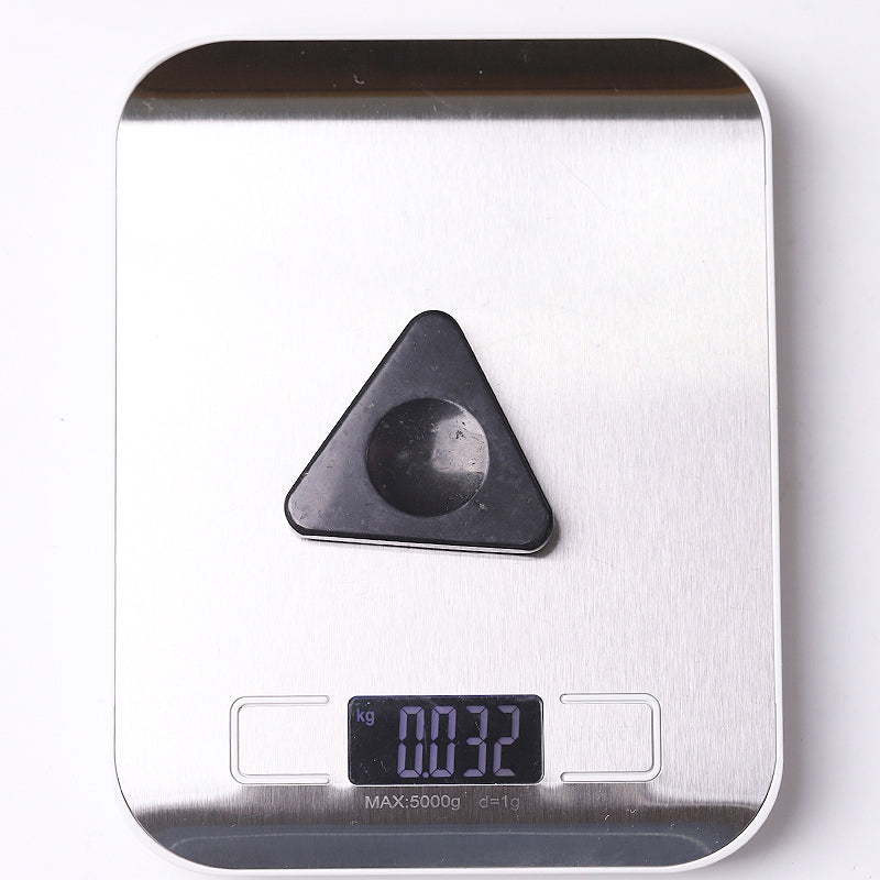 2 Inch Shungite Triangle Holder for Energy Healing