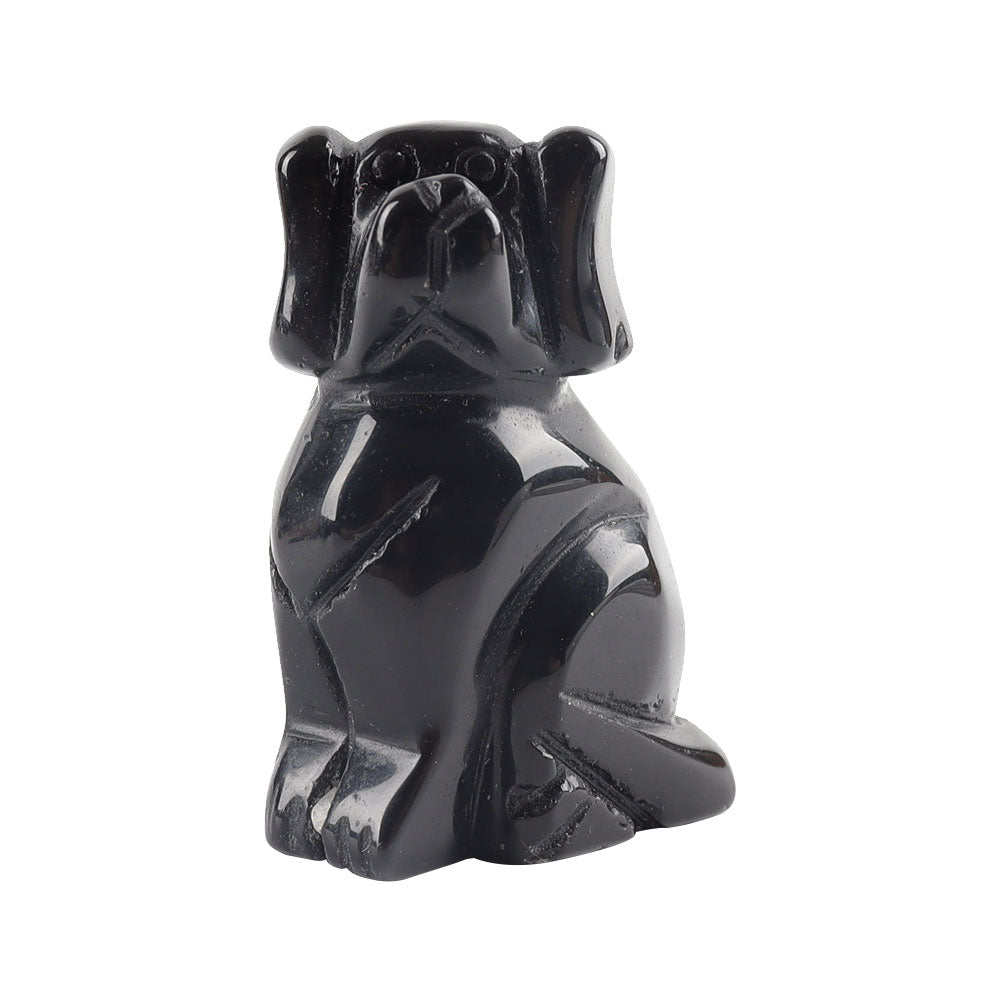 2-Inch Sodalite Crystal Dog Figurine for Healing