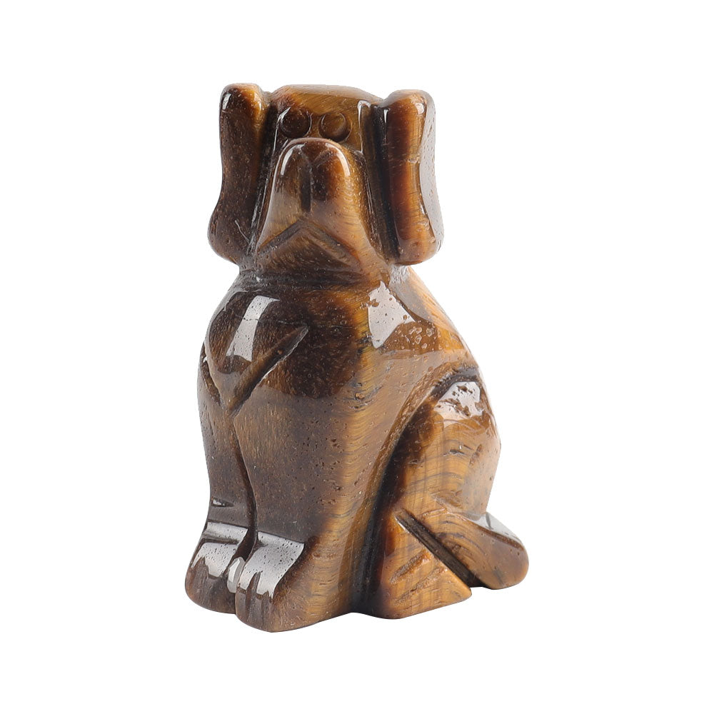 2-Inch Sodalite Crystal Dog Figurine for Healing