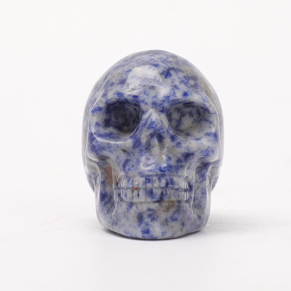 2-inch Sodalite Crystal Skull Carving for Spiritual Healing