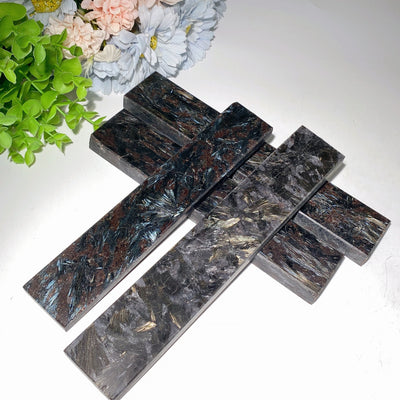 20-30cm Astrophyllite Crystal Healing Wand for Energy Balance