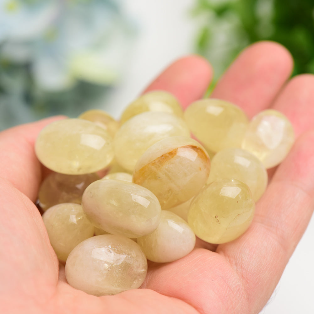 20-30mm Citrine Crystal Tumbles for Healing and Energy