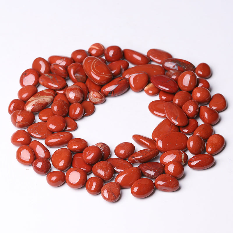 20-30mm Natural Red Jasper Tumbled Stones for Balance