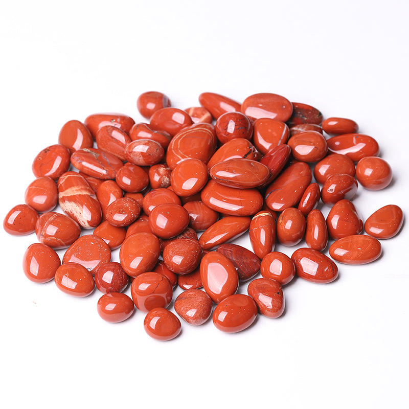 20-30mm Natural Red Jasper Tumbled Stones for Balance