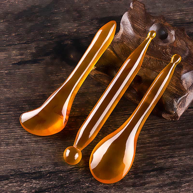 Resin Gua Sha Whole Body Massage Tool Set for Facial Care