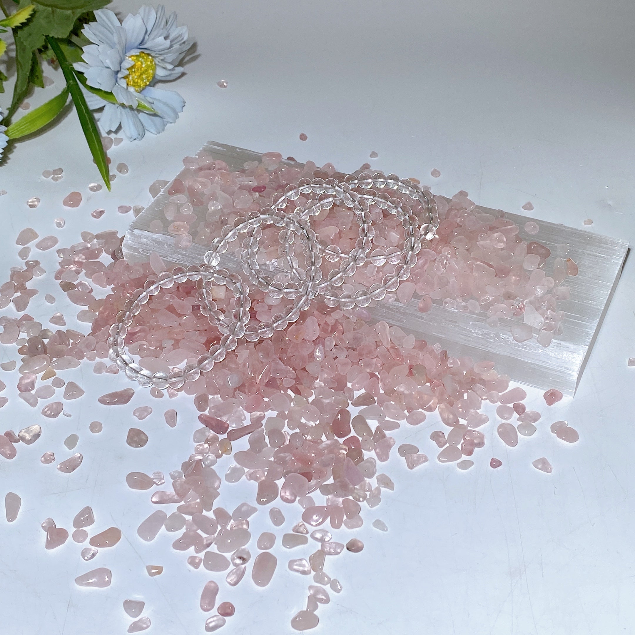 20cm Selenite Healing Crystal Board Slab Display