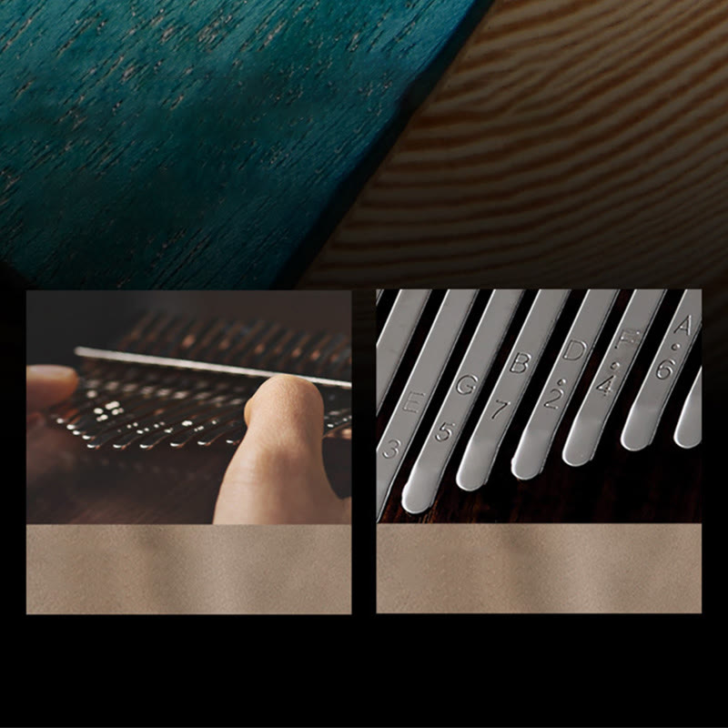 17 Keys Mahogany Wood Meditation Kalimba Thumb Piano