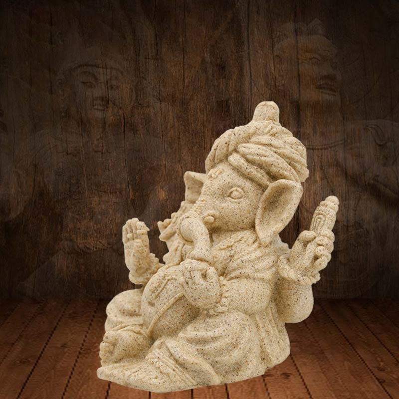 Ganesh Statue Sculpture 16cm for Blessing & Protection