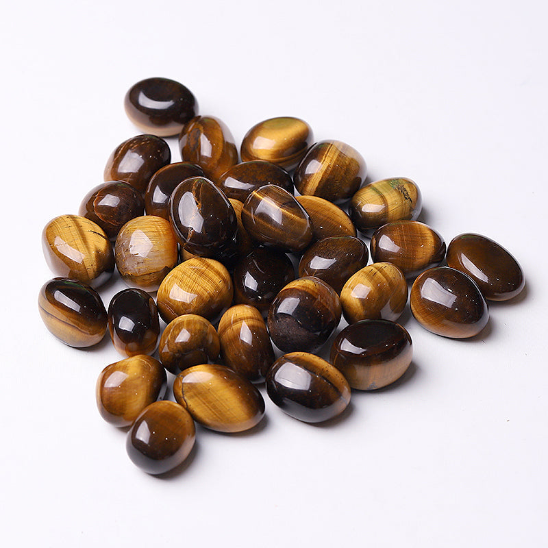 20mm-30mm Polished Tiger Eye Tumbled Stones for Healing