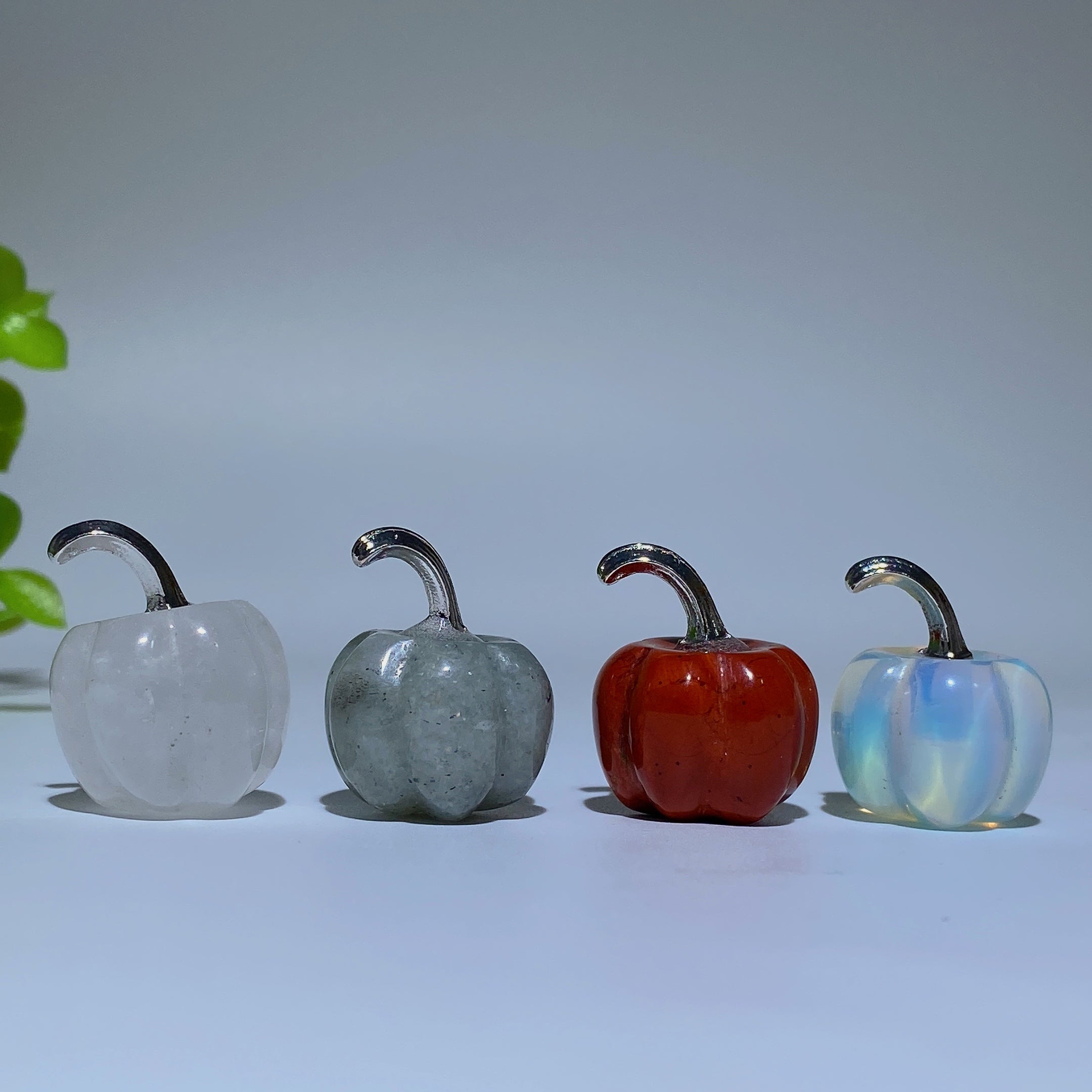 20mm Mixed Crystal Figurines Pumpkins for Healing and Decor